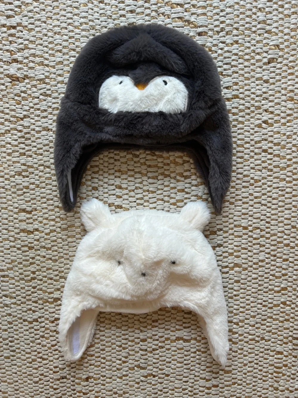 Carter’s fuzzy baby hats